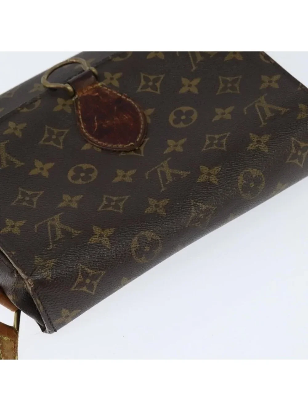 Authentic LOUIS VUITTON Monogram Saint Cloud GM Shoulder Bag M51242 LV - Picture 6 of 16